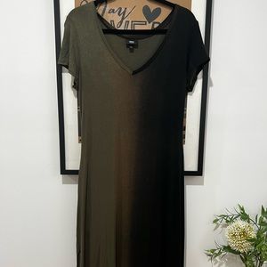 Long t shirt dress with slit